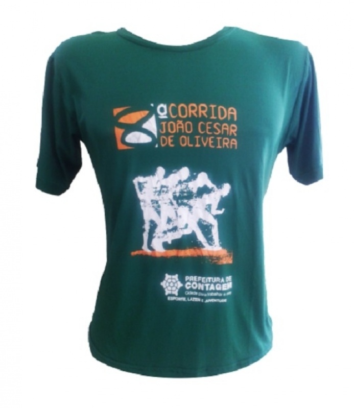 Camiseta de Corrida Caieiras - Camisa de Corrida Masculina
