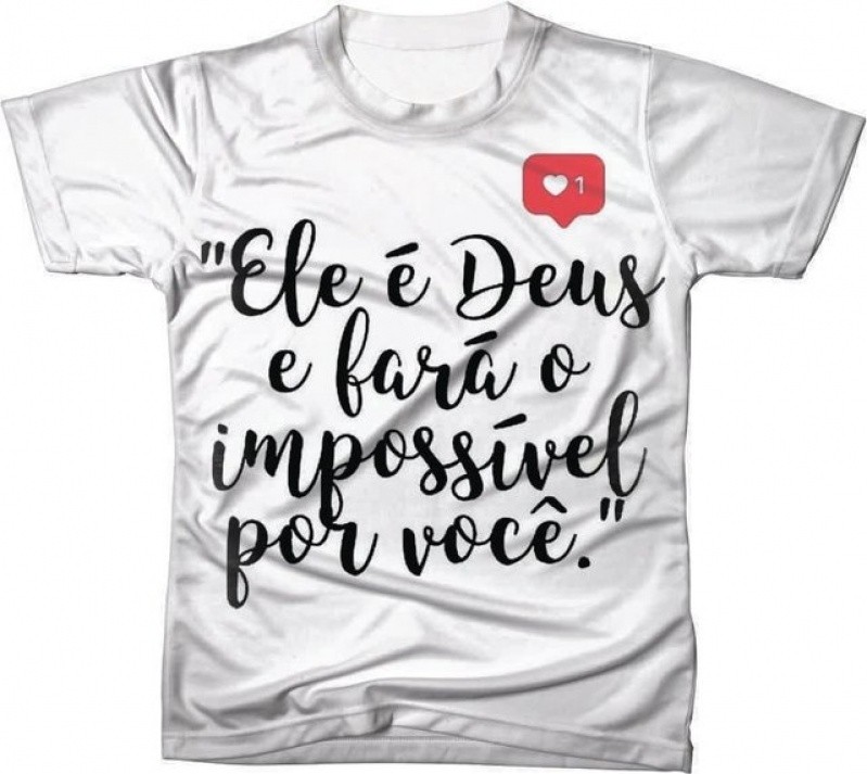 Confecção de Camiseta Feminina Promocional Jardim Iguatemi - Camiseta Promocional Branca